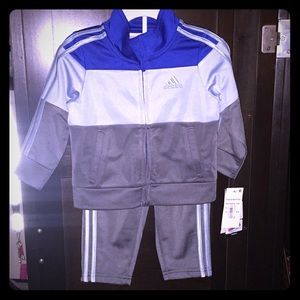 NWT 2 Piece DK Royal Blue Set 12M